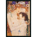 Three Ages of Woman - Mother and Child 1905 by Gustav Klimt, Framed Print Art - 37.66" x 25.66"