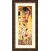 The Kiss (Der Kuss) Detail Framed Print by Gustav Klimt