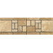 Natural Stone 4" x 12" Travertine Vino Barbera Listello