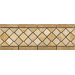 Natural Stone 4" x 12" Travertine Vino Arneis Listello