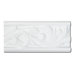 Classica 4" x 9" Floral Molding in White