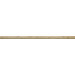 1" x 12" Vino Travertine Mini Cigaro in Gold