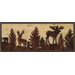 Forest Animal Silhouettes Plaque