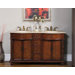 60" Butler Double Bathroom Vanity