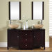 56" Cheshire Double Bathroom Vanity Set