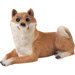 Small Size Shiba Inu Sculpture in Red