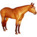 Original Size Sorrell Quarter Horse Sculpture