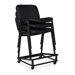 Armless Stacking Chair with Chrome Frame
