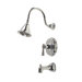 Torino Single Handle Volume Control Tub and Shower Faucet