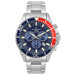 Men's Geneva Blue Dial Watch in Chronograph