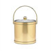 Mylar 3 Qt Ice Bucket with Lucite Cover in Brushed Brass