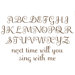Espresso Brown Script Wall Decal Set