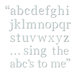 Baby Alphabet Set Wall Decal