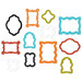 Jonathan Adler Enamel Frames Wall Art Kit