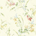 Willow Cottage Lily Trail Wallpaper in Egg-Shell White