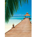 Ideal Decor Paradise Beach Wall Mural