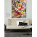 Ideal Decor Grunge Typo Wall Mural