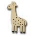 Zoo Friend Giraffe Drawer Knob in Khaki