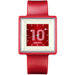 Square Watch with Red Band