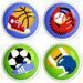Game On Large Drawer Knob Set