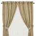 Kensington Stripe Print Tailored Drape Curtains with Tiebacks