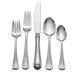 Old French 5 Piece Dinner Flatware Set with Pasta Server