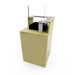 Podium Bio Ethanol Fireplace with Storage Unit