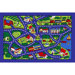 Paradise Design Street Map Kids Rug