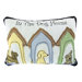 PB Paws & Co. Cotton Dog Houses Decorative Pillow