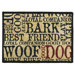 PB Paws & Co. Multi Good Dog Tapestry Rug