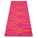 Just for Kids Orange/Pink Ribbon Kids Rug