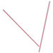 (10000 per Carton) Unwrapped Hollow Stir-Straws in White / Red
