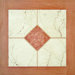 Paramount 16" x 16" Vinyl Woodtone / White Marble Tiles (Set of 6)