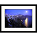 Moonrise Over Greece Framed Photograph - Kevin Beebe