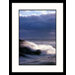 Waves Crashing On Shore Framed Photograph