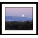 Teton Moon Framed Photograph