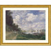 Bassin at Argenteuil, 1874 Gold Framed Print - Claude Monet