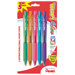 5 Count Assorted Colors Wow! Retractable Ball Point