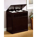Taylor Wooden Laundry Basket in Cappuccino