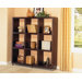 Sams Valley 69.25" Bookshelf in Cappuccino