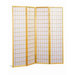 Raymond Four Panel Japanese Style Folding Screen in Natural