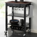 Kitchen Cart with Butcher Block Top