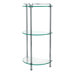 Premier Half Round Shelf in Chrome