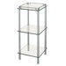 Premier 3-Tier Glass in Chrome