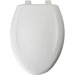 Elongated Residential Plastic Seat with Top-Tite Hinges