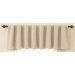 Room Darkening Backtab Window Valance in Mushroom