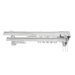 White Traverse Heavy Duty Double  Rod One Way Cord Right