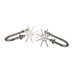 Modern Sun Holdback / Tieback in Satin Nickel (Set of 2)