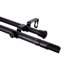 Modern Bolt Double Curtain Rod in Black