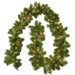 Prelit Evergreen Branch Garland with 100 Multi Indoor/Outdoor Lights